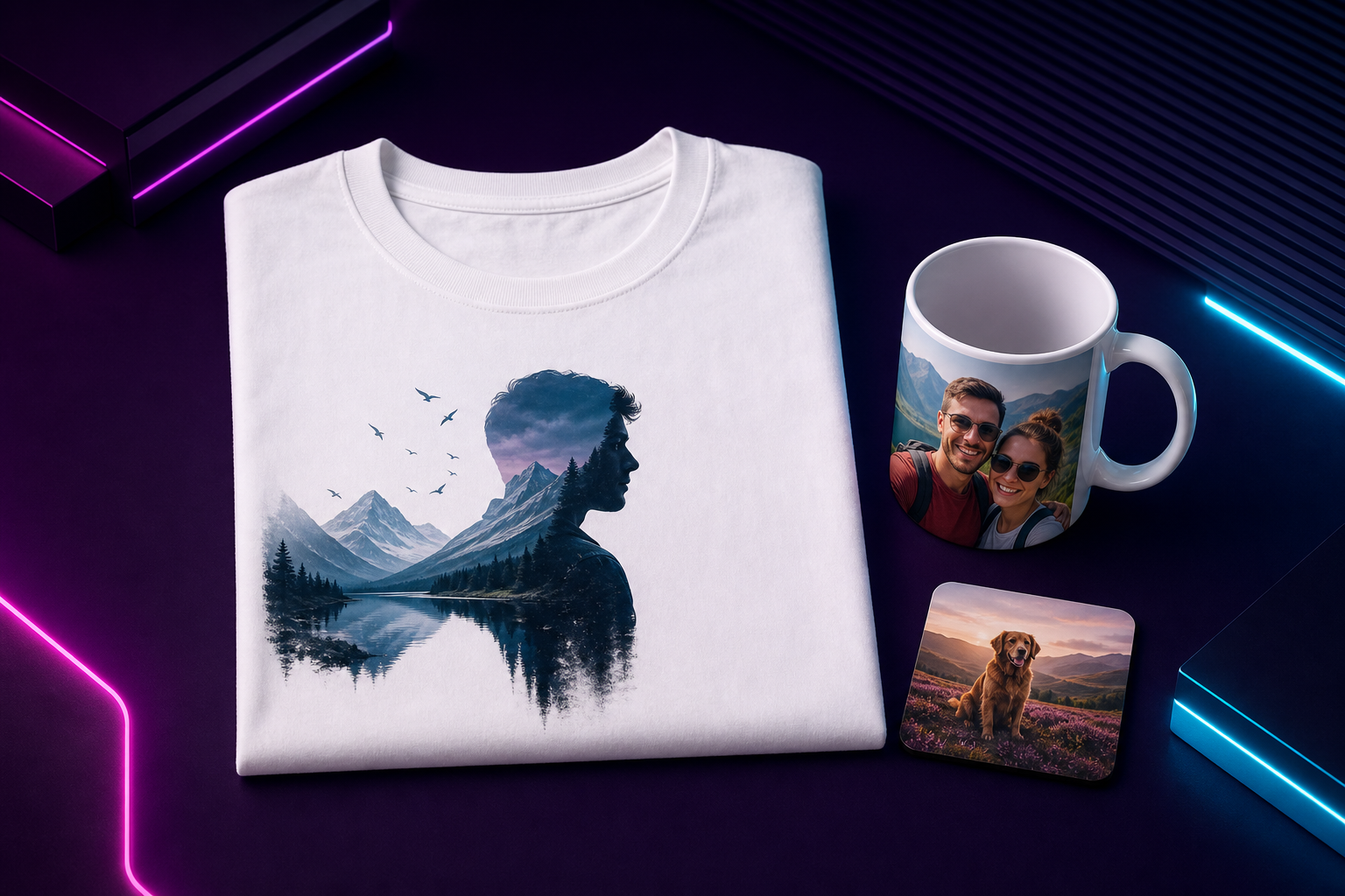 Personalised mugs, T-shirts and gifts from NomadUK Designs