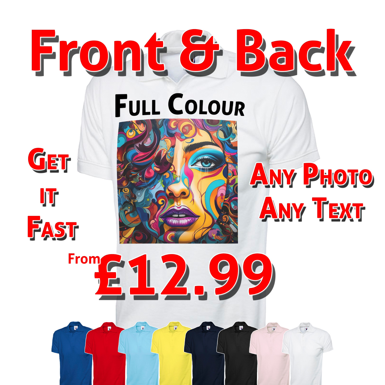 Personalised Polo Shirt product image