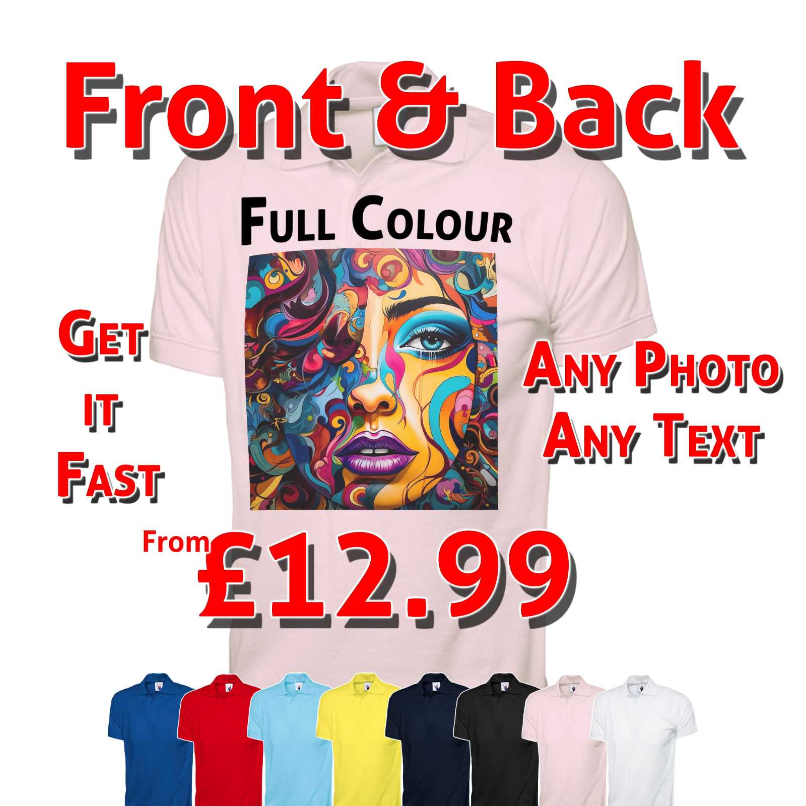 Personalised Polo Shirt product image
