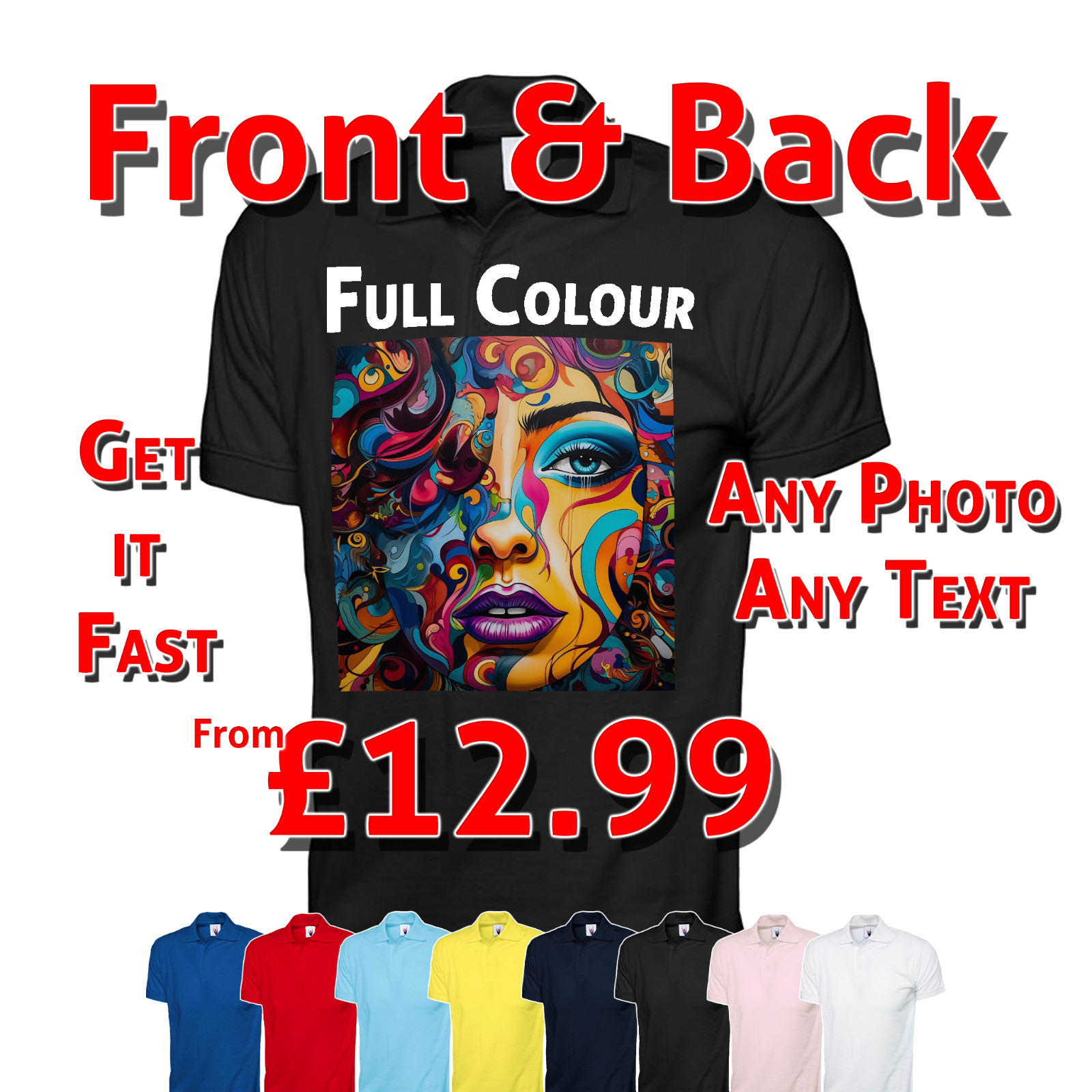 Personalised Polo Shirt product image
