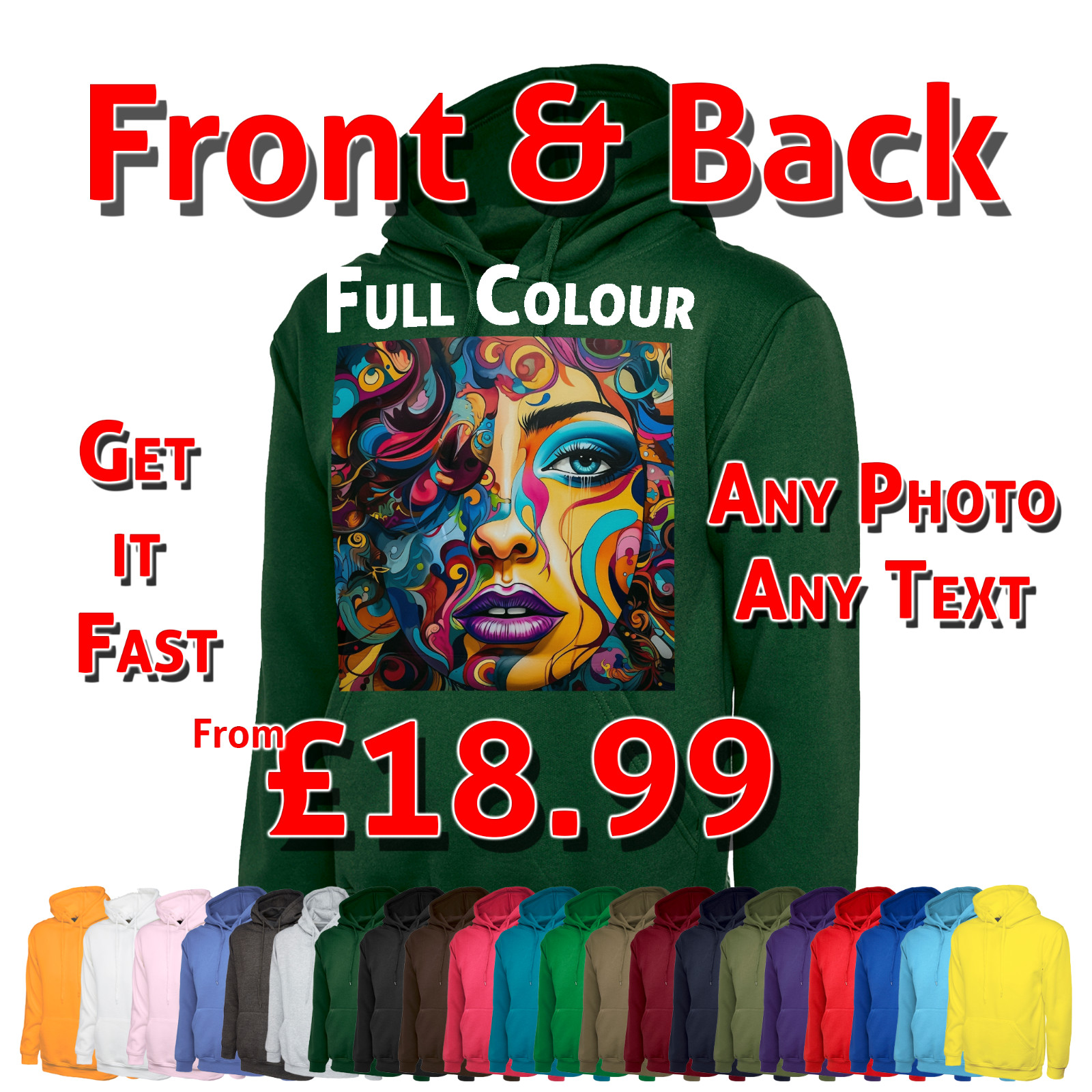 Personalised Children's Hoodie product image