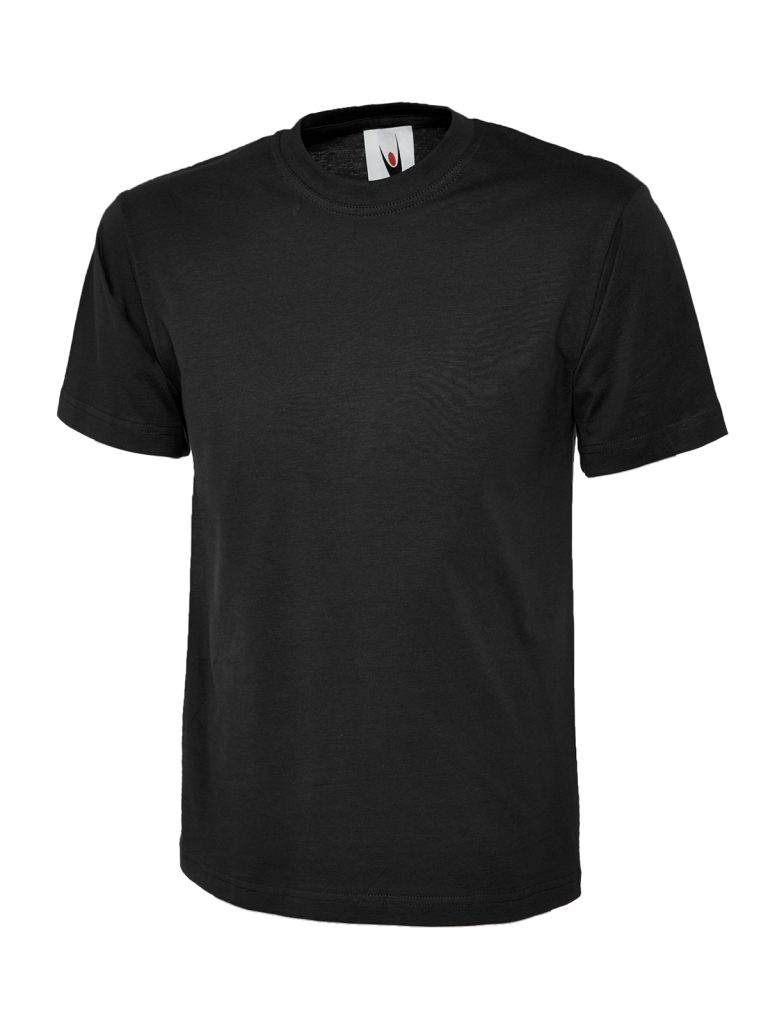 Personalised black T-shirt
