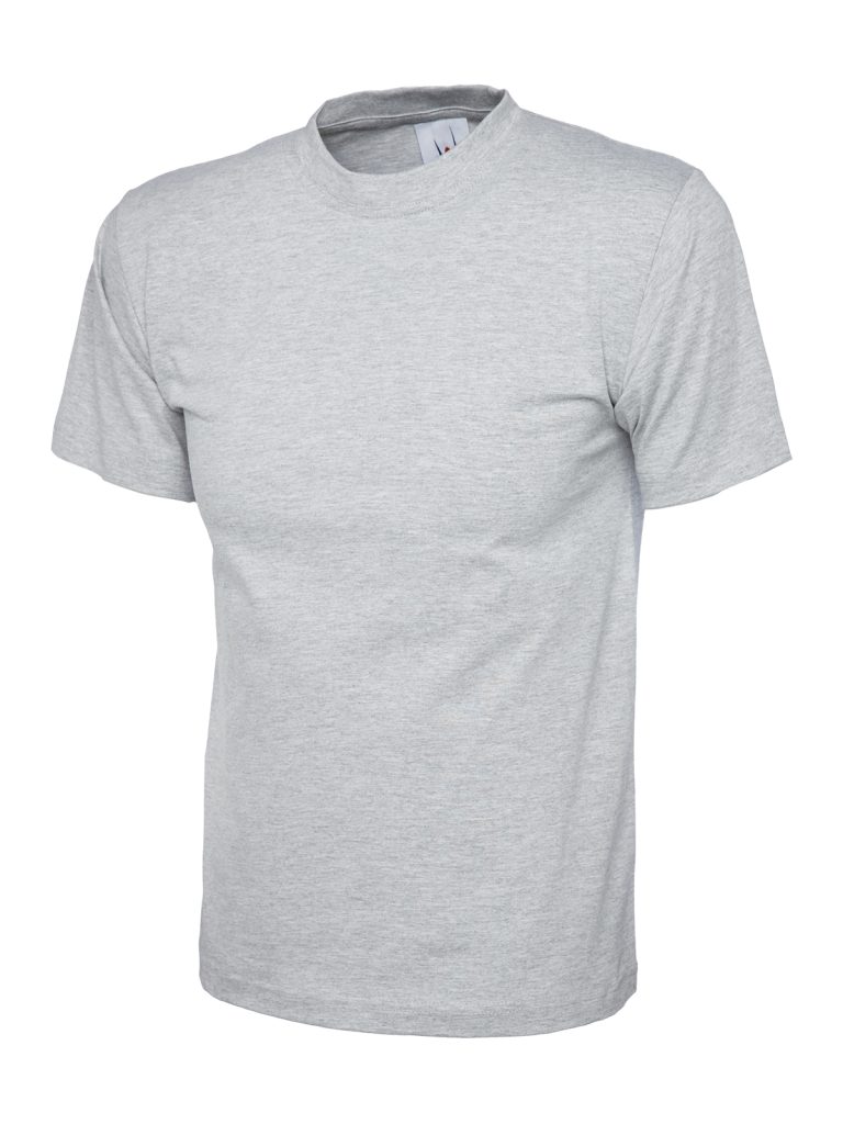 Personalised heather grey T-shirt