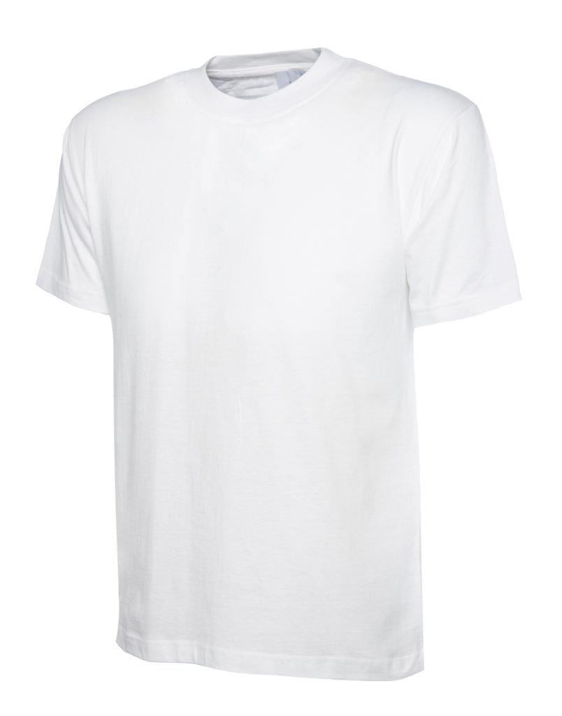 Personalised white T-shirt design preview