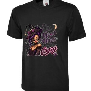 All the Good Ones Are a Little Crazy Witch Whimsy T-Shirt
