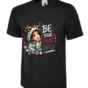 Be Your Own Sparkle Frog Girl Positivity T-Shirt