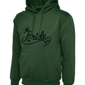 Bride Ring Script Wedding Hoodie