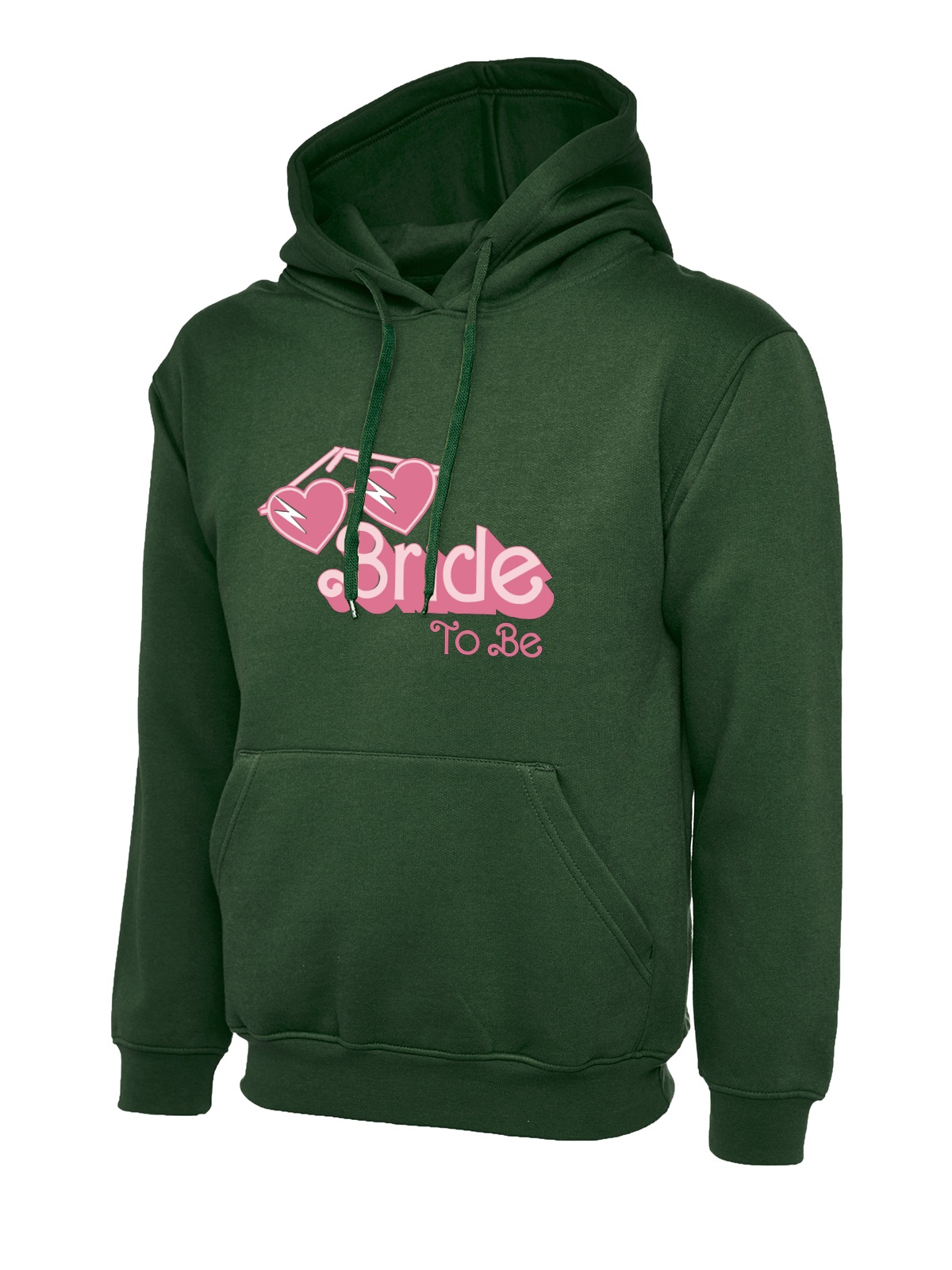 Bride To Be Sunglasses uneek uc502 hoodie in bottle green