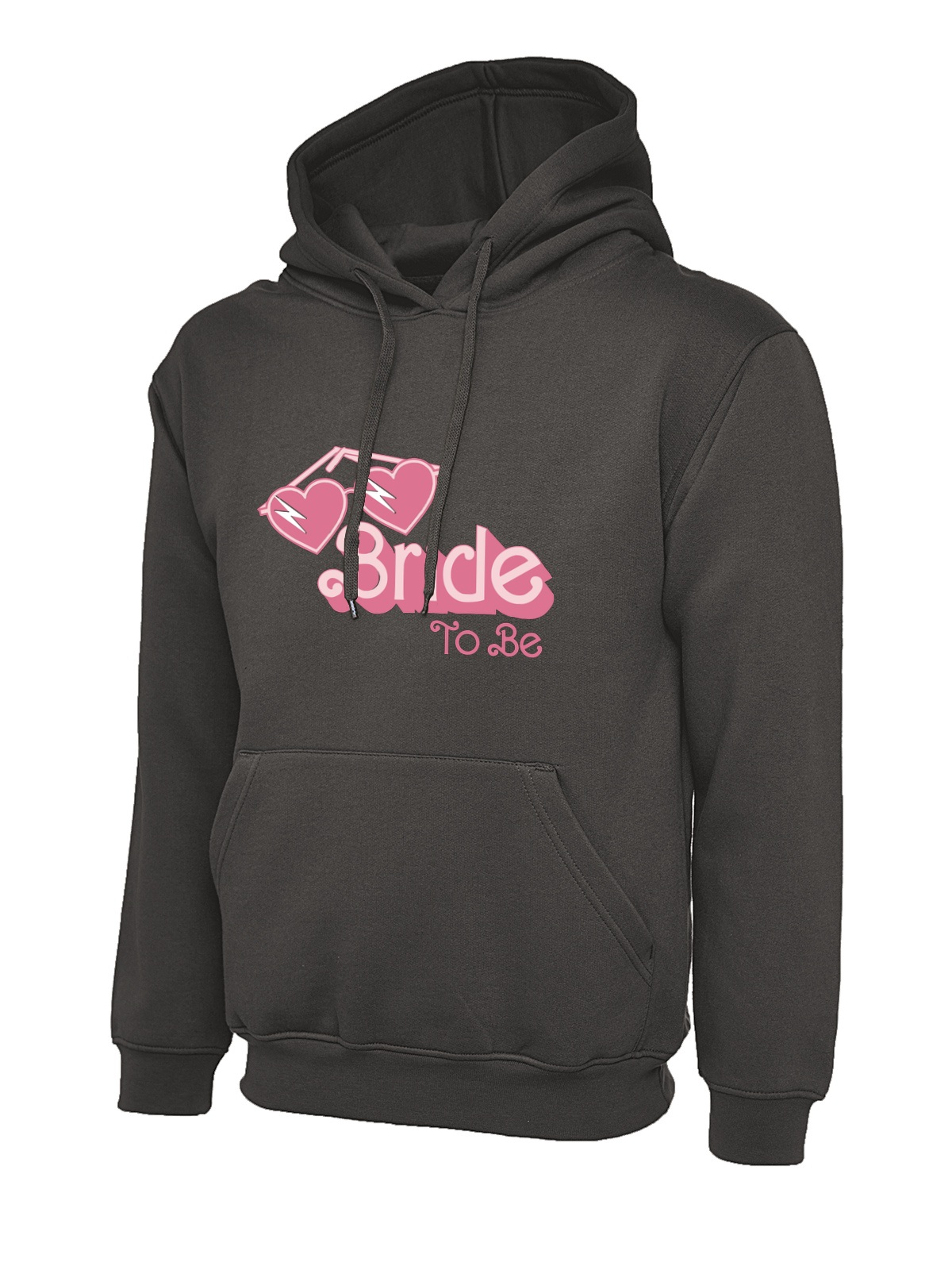 Bride To Be Sunglasses uneek uc502 hoodie in chocolate