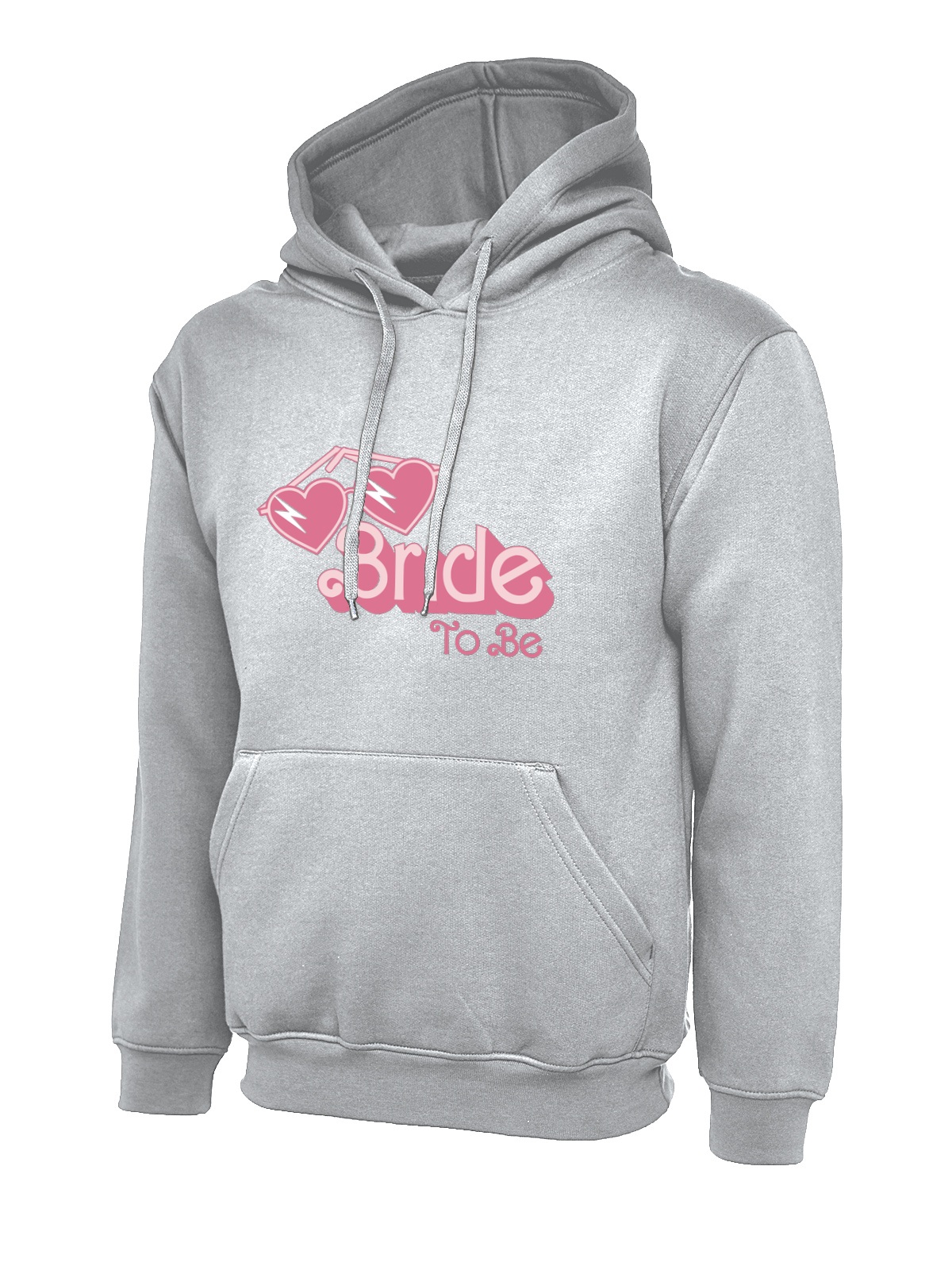 Bride To Be Sunglasses uneek uc502 hoodie in heather grey