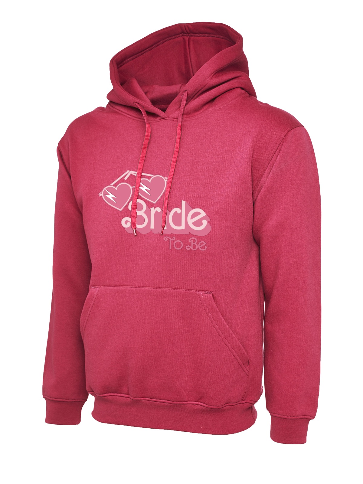 Bride To Be Sunglasses uneek uc502 hoodie in hot pink