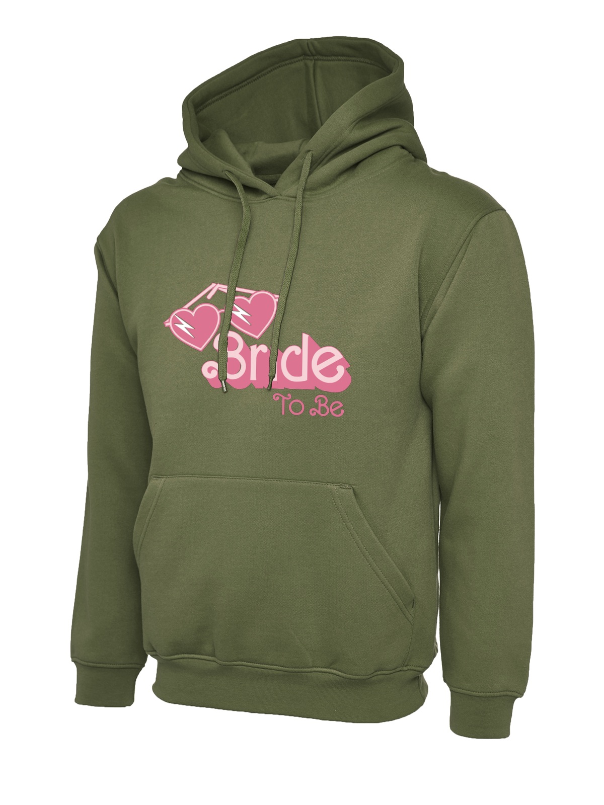 Bride To Be Sunglasses uneek uc502 hoodie in olive