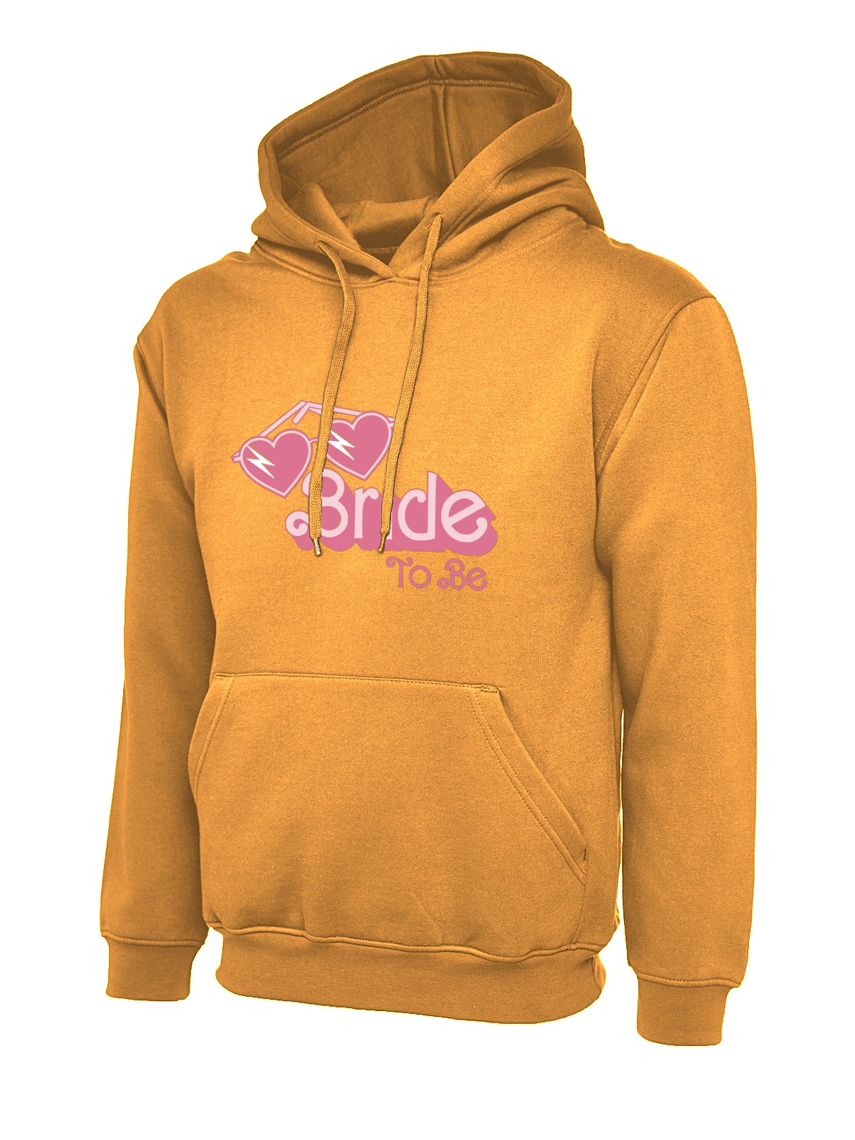 Bride To Be Sunglasses uneek uc502 hoodie in orange