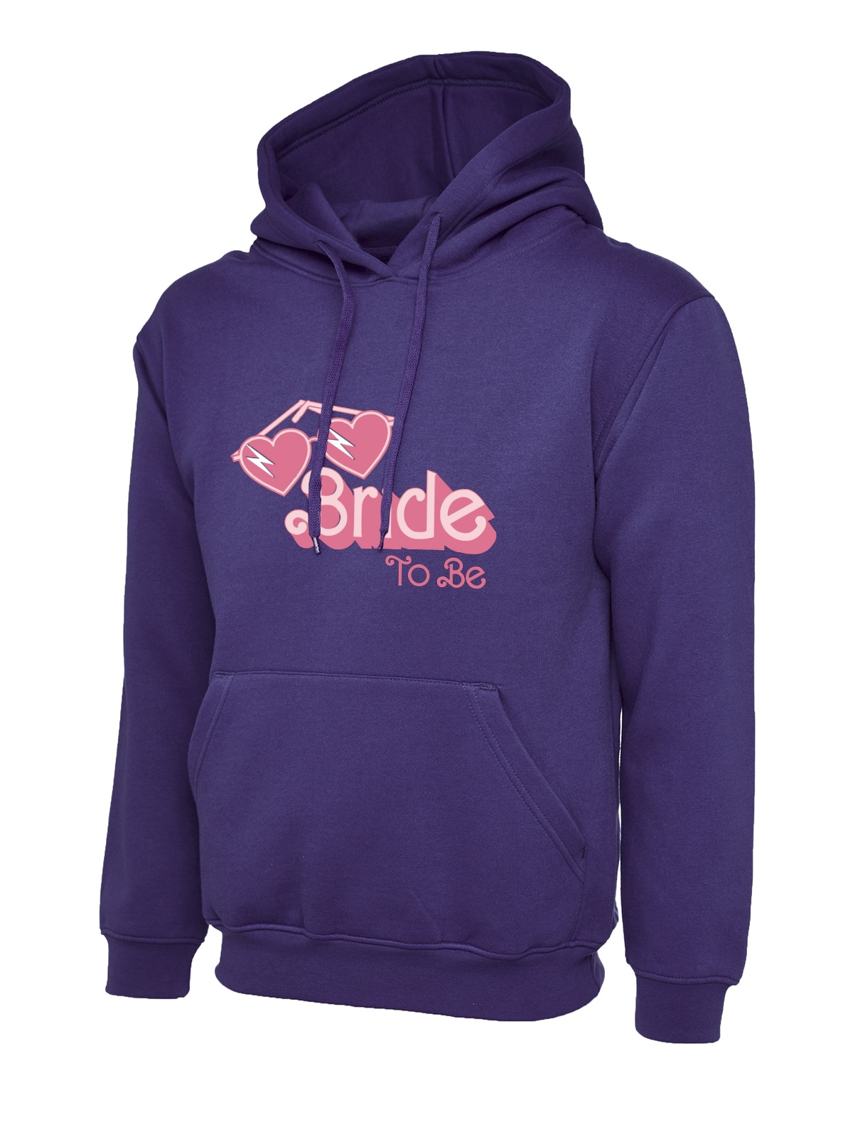 Bride To Be Sunglasses uneek uc502 hoodie in purple
