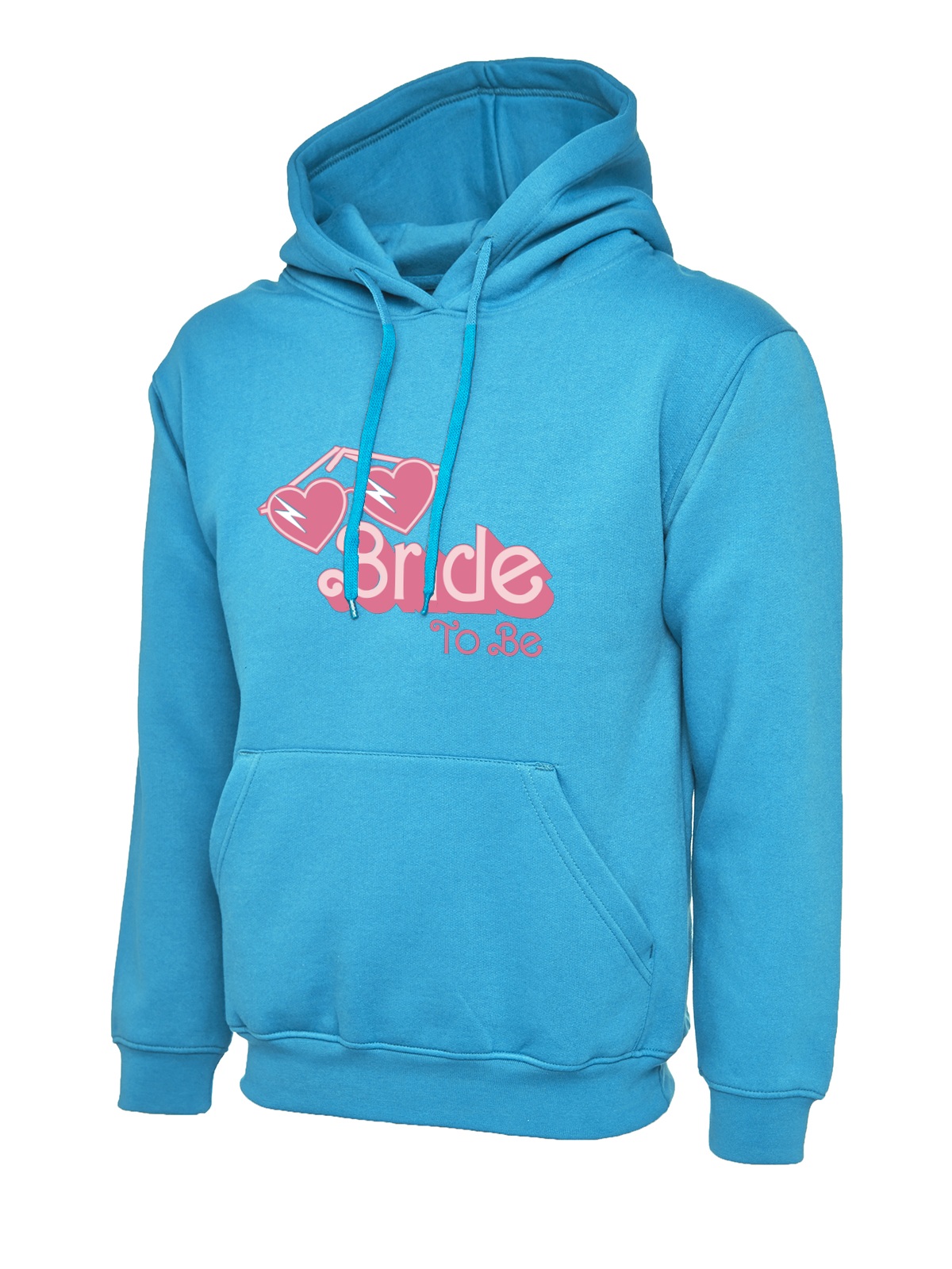 Bride To Be Sunglasses uneek uc502 hoodie in sapphire