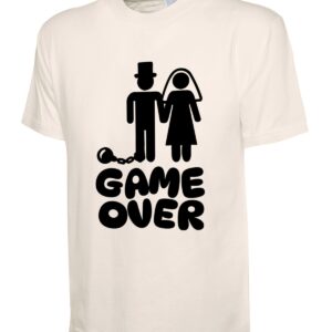 Game Over Marriage Humor T-Shirt