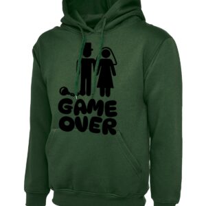 Game Over Marriage Humor Hoodie