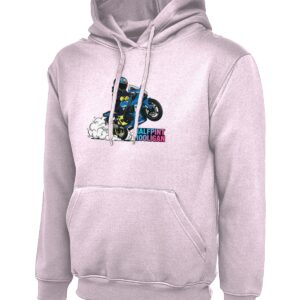 Halfpint Hooligan Motorcycle Wheelie Hoodie